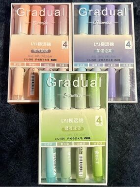 Pastel Marker Set 12pc Dual Tip Soft Color Highlighters 3 Packs